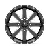 wlp-M34-018756M MSA Offroad Wheels Flash 18X7 ET0 4X156 132.00 Gloss Black Milled (3)